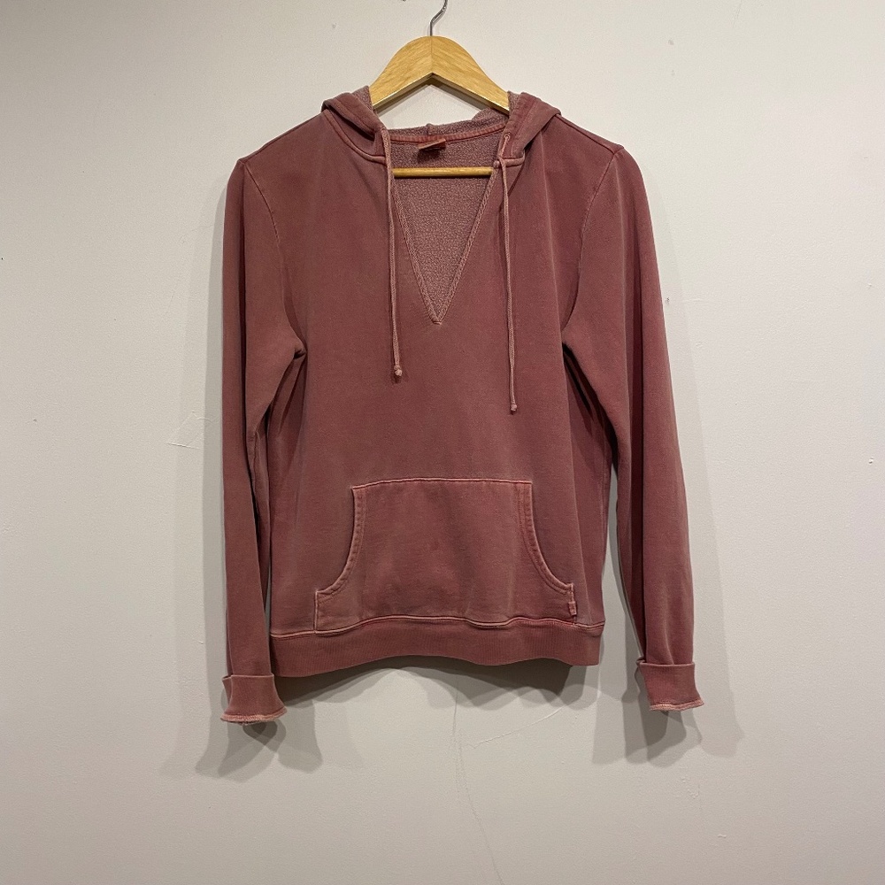 Old Navy Washed Vintage Red Hoodie Size Medium
